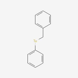 molecular formula C13H12Te B14688001 Benzene, [(phenylmethyl)telluro]- CAS No. 32344-00-6