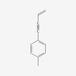 molecular formula C11H10 B14688147 1-(But-3-en-1-yn-1-yl)-4-methylbenzene CAS No. 30011-66-6