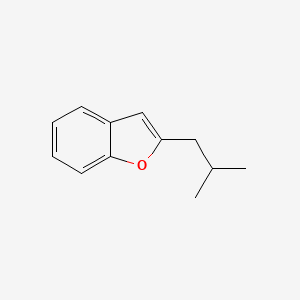 molecular formula C12H14O B14688177 2-(2-Methylpropyl)-1-benzofuran CAS No. 32931-92-3
