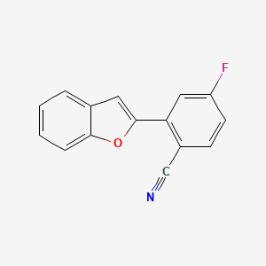 2-(Benzofuran-2-yl)-4-fluorobenzonitrile