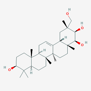 molecular formula C30H50O4 B146884 Abrisapogenol C CAS No. 129273-44-5