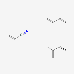 molecular formula C12H17N B14688428 Buta-1,3-diene;2-methylbuta-1,3-diene;prop-2-enenitrile CAS No. 25135-90-4