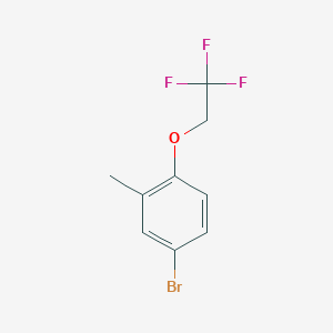 4-Bromo-2-methyl-1-(2,2,2-trifluoroethoxy)-benzene
