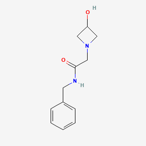 N-benzyl-2-(3-hydroxyazetidin-1-yl)acetamide