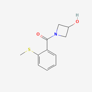 1-[2-(Methylsulfanyl)benzoyl]azetidin-3-ol
