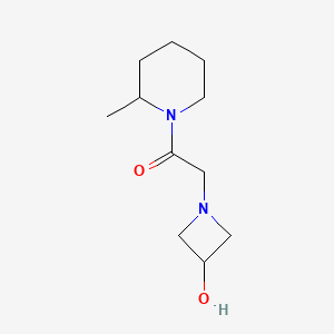 2-(3-Hydroxyazetidin-1-yl)-1-(2-methylpiperidin-1-yl)ethan-1-one