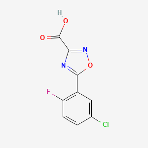 5-(5-Chloro-2-fluorophenyl)-1,2,4-oxadiazole-3-carboxylic acid