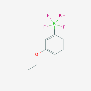 molecular formula C8H9BF3KO B1468858 Potassium (3-ethoxyphenyl)trifluoroboranuide CAS No. 1638533-83-1