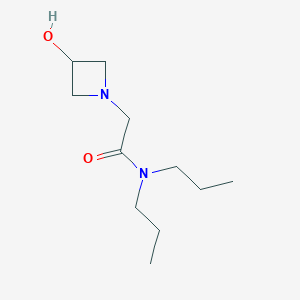 molecular formula C11H22N2O2 B1468877 2-(3-hydroxyazetidin-1-yl)-N,N-dipropylacetamide CAS No. 1342084-73-4
