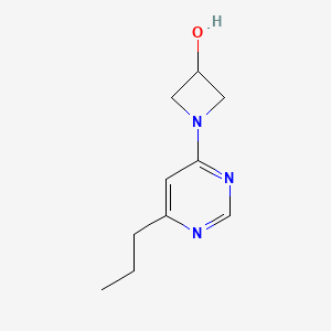 molecular formula C10H15N3O B1468899 1-(6-Propylpyrimidin-4-yl)azetidin-3-ol CAS No. 1342210-73-4