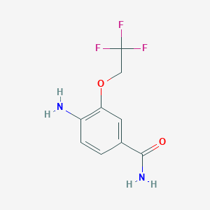 4-Amino-3-(2,2,2-trifluoroethoxy)-benzamide
