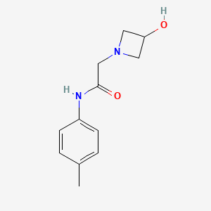 2-(3-hydroxyazetidin-1-yl)-N-(4-methylphenyl)acetamide