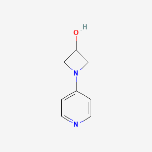 molecular formula C8H10N2O B1468912 1-(Pyridin-4-yl)azetidin-3-ol CAS No. 1339844-82-4