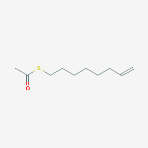 molecular formula C10H18OS B14689253 S-oct-7-enyl ethanethioate CAS No. 32438-29-2