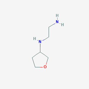 molecular formula C6H14N2O B1468926 N-(2-aminoethyl)oxolan-3-amine CAS No. 1257515-95-9