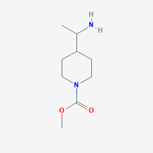 Methyl 4-(1-aminoethyl)piperidine-1-carboxylate
