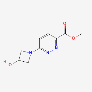 Methyl 6-(3-hydroxyazetidin-1-yl)pyridazine-3-carboxylate