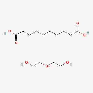 molecular formula C14H28O7 B14689335 Decanedioic acid;2-(2-hydroxyethoxy)ethanol CAS No. 25610-21-3