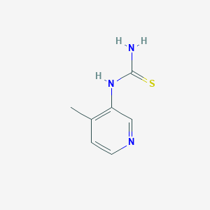 molecular formula C7H9N3S B1468959 (4-Methylpyridin-3-yl)thiourea CAS No. 1342634-44-9