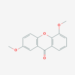 molecular formula C15H12O4 B14689592 2,5-Dimethoxy-9H-xanthen-9-one CAS No. 35040-33-6