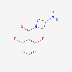 molecular formula C10H10F2N2O B1468975 1-(2,6-Difluorobenzoyl)azetidin-3-amine CAS No. 1339016-41-9