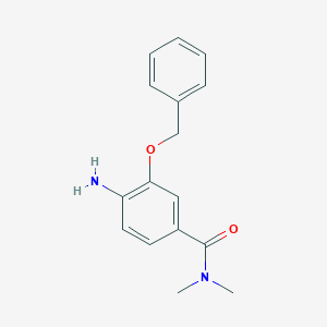 4-Amino-3-(benzyloxy)-N,N-dimethylbenzamide