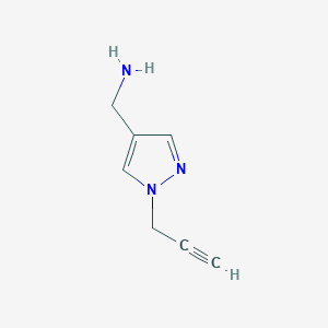 [1-(prop-2-yn-1-yl)-1H-pyrazol-4-yl]methanamine