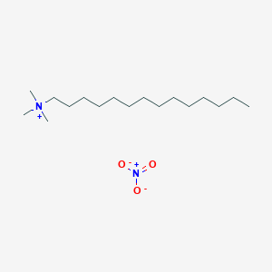 molecular formula C17H38N2O3 B14689977 N,N,N-Trimethyltetradecan-1-aminium nitrate CAS No. 30862-45-4