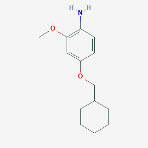4-(Cyclohexylmethoxy)-2-methoxyaniline
