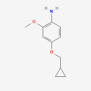 4-(Cyclopropylmethoxy)-2-methoxyaniline