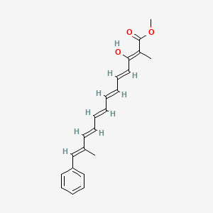 molecular formula C22H24O3 B14690011 Asperrubrol CAS No. 31635-03-7
