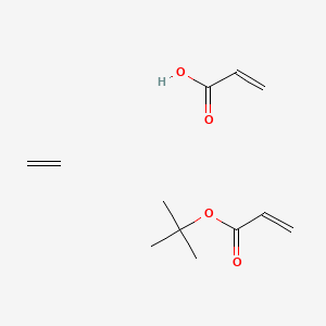 molecular formula C12H20O4 B14690019 Tert-butyl prop-2-enoate;ethene;prop-2-enoic acid CAS No. 25266-67-5