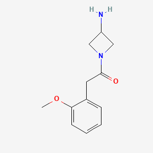 1-(3-Aminoazetidin-1-yl)-2-(2-methoxyphenyl)ethan-1-one