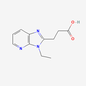 3-(3-ethyl-3H-imidazo[4,5-b]pyridin-2-yl)propanoic acid