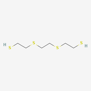 molecular formula C6H14S4 B14690069 3,6-Dithiaoctane-1,8-dithiol CAS No. 25423-55-6