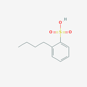 molecular formula C10H14O3S B14690120 Benzenesulfonic acid, butyl- CAS No. 31093-97-7