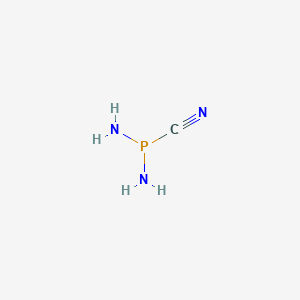 molecular formula CH4N3P B14690152 Phosphorodiamidous cyanide CAS No. 25758-23-0