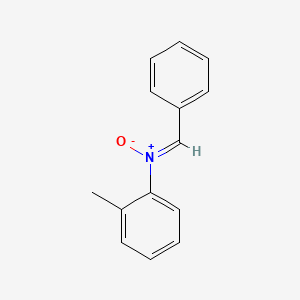 molecular formula C14H13NO B14690208 N-(2-methylphenyl)-N-[(Z)-phenylmethylidene]amine oxide CAS No. 35427-94-2