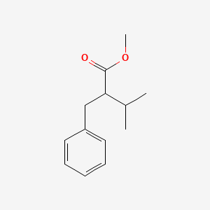 molecular formula C13H18O2 B14690224 Hydrocinnamic acid, alpha-isopropyl-O-methyl- CAS No. 29107-36-6