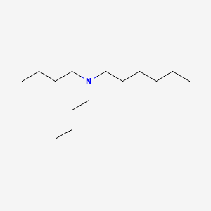 molecular formula C14H31N B14690357 N,N-dibutylhexan-1-amine CAS No. 23601-43-6
