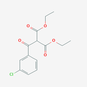 molecular formula C14H15ClO5 B14690398 Diethyl (3-chlorobenzoyl)propanedioate CAS No. 30010-83-4