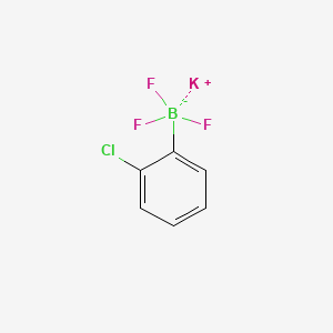 molecular formula C6H4BClF3K B1469053 Potassium 2-chlorophenyltrifluoroborate CAS No. 870195-98-5