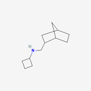 B1469057 N-({bicyclo[2.2.1]heptan-2-yl}methyl)cyclobutanamine CAS No. 1344153-06-5