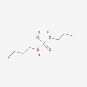 molecular formula C8H21ClO3V B14690576 Butan-1-ol;oxovanadium;hydrochloride CAS No. 31509-77-0