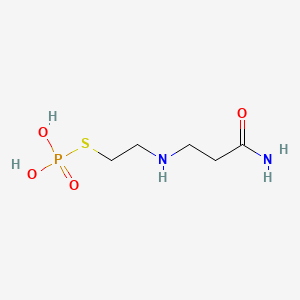 molecular formula C5H13N2O4PS B14690659 Betamide CAS No. 27956-88-3