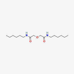 molecular formula C16H32N2O3 B14690686 N,N'-Dihexyl-3-oxapentanediamide CAS No. 32775-02-3
