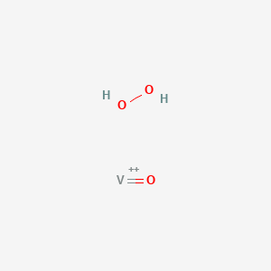 molecular formula H2O3V+2 B14690794 Hydrogen peroxide;oxovanadium(2+) CAS No. 26024-52-2