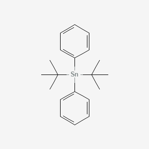 molecular formula C20H28Sn B14690821 Di-tert-butyl(diphenyl)stannane CAS No. 30191-71-0