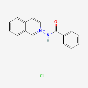 molecular formula C16H13ClN2O B14690873 2-(Benzoylamino)-isoquinolinium chloride CAS No. 31382-97-5