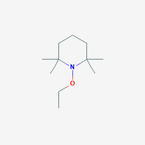 molecular formula C11H23NO B14690919 1-Ethoxy-2,2,6,6-tetramethylpiperidine CAS No. 34672-83-8